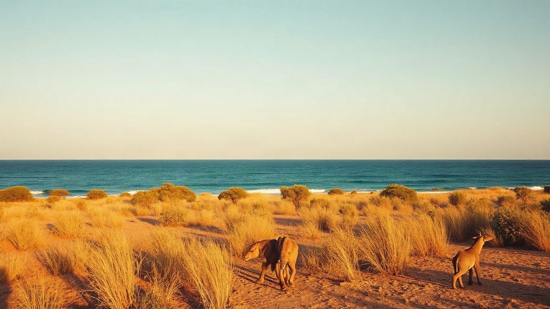 Editorial view of the Kenyan coast at golden light, symbolising cross-border clarity